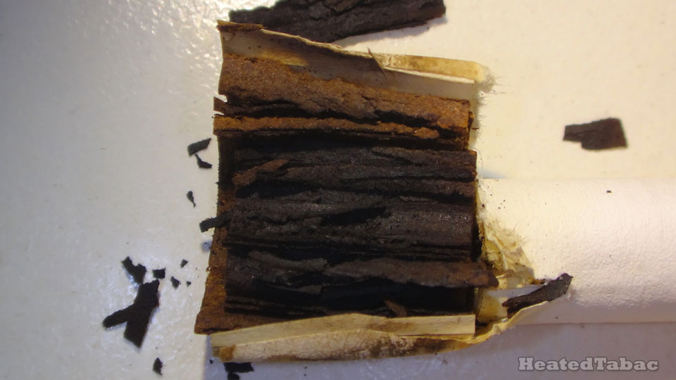 IQOS Heatsticks Teardown Marlboro Menthol after 12mins 萬寶路深綠煙彈加熱後的狀況 IQOS 3 Multi